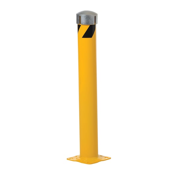 24" x 4.5" Pipe Bollard with Steel Cap